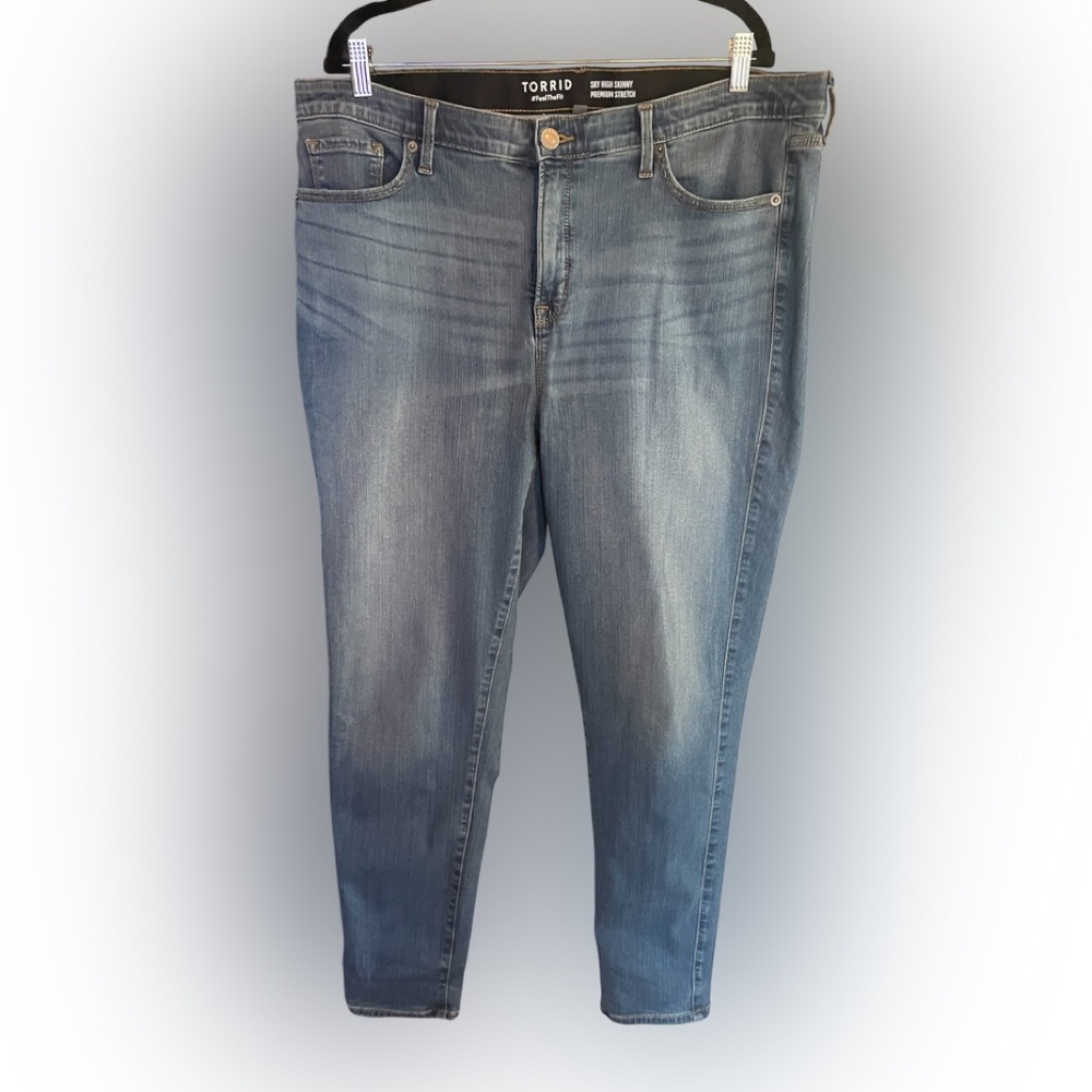 Torrid Women's Skinny Sky High Blue Jeans